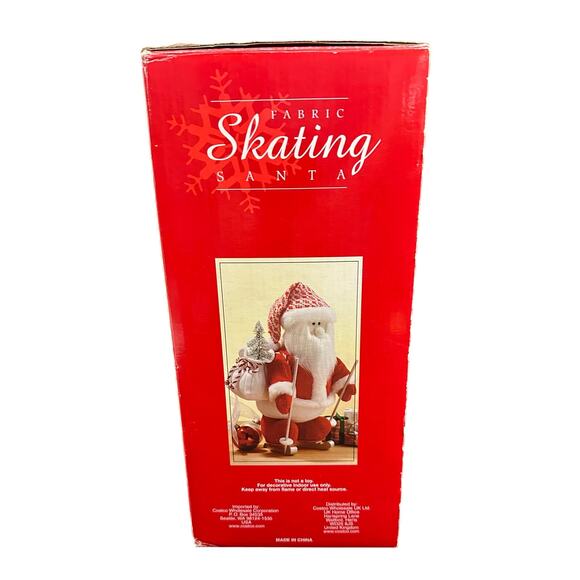 Fabric 13" Skating Santa for Costco - Picture 12 of 13